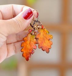 "Autumn oak leaf earrings, Fall forest jewelry, Bohemian jewelry gift leaf size about 2\" (5cm) Please, keep the jewellery away from perfume and other alcohol containing fluids because the alcohol damages the Polymer clay. Store the fragile items in separate boxes and treat them with care. Misuse may result in damage. Visit my shop https://www.etsy.com/shop/JewelryByCompliment?ref=l2-shopheader-name If you have any questions, please contact me! Thank you for your visit!" Leaf-shaped Brown Earrings Gift, Brown Leaf-shaped Earrings Gift, Brown Leaf-shaped Earrings For Gift, Brown Leaf-shaped Jewelry For Gift, Leaf-shaped Metal Jewelry For Gifts, Leaf-shaped Metal Jewelry As Gift, Leaf Shaped Metal Jewelry For Gifts, Hypoallergenic Leaf-shaped Nature-inspired Jewelry, Handmade Jewelry For Fall Gift