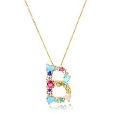 PRICES MAY VARY. UNIQUE DESIGN: Personalize your look with this dainty initial necklace. Whether this B initial stands for your name, the name of a cherished friend or family member, or your one and only. This B letter necklace could be worn from day to night, looks beautiful layered with other necklaces adding sparkle or a pop of color. MAKES THE PERFECT GIFT: Personalized Jewelry is always a perfect gift for any occasion. Every initial necklace hand packaged with love and comes with the delica B Initial, B Letter, Dainty Initial Necklace, Letter Pendants, Girls Necklaces, Colourful Necklace, Letter Necklace, Night Looks, Gold Plated Chains