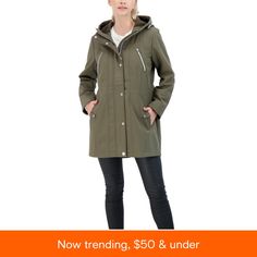 in stock Womens Anorak Jacket, Jacket With Hood, Anorak Jacket, Soft Shell Jacket, Shell Jacket, Soft Shell, Drawstring Waistband, The Rain, Hooded Jacket