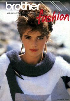 a magazine cover with a woman wearing large hoop earrings on her head and the words, brother fashion