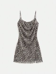 Women's Fashionable Leopard Print Sleeveless Dress, Summer Apricot Sexy  Sleeveless Mesh Fabric Leopard Print,Textured Pattern Cami High Stretch  Women Clothing, size features are:Bust: ,Length: ,Sleeve Length: Athletic Dress, Sleeveless Dress Summer, Elegant Dresses Long, Leopard Print Dress, Asymmetrical Tops, Gingham Print, Capped Sleeve Dress, Maxi Dresses Casual, Dress For Short Women