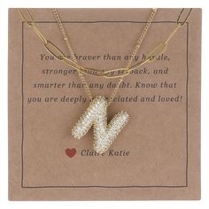 PRICES MAY VARY. Package: 1pc Small Bubble Initial Necklace Gold, 1pc 14K Gold Paperclip Chain Necklace, comes in luxury recyclable packaging (gift card and box) Adorn yourself with our Small Bubble Letter Initial Necklace, crafted with meticulous artistry and bejewelled with sparkling CZ stones. Illuminate your look with the glamorous 14k gold Bubble Balloon Letter Necklace, Initial Necklace, Layered Necklaces for Women, Cable Chain, Women's Jewelry, Birthday/Valentine's Day Gift, Gift for Her/ Bubble Letter Jewelry, Gold Jewelry With Clavicle Chain In Letter Shape, Gold Jewelry For Best Friend Gift, Gold Jewelry For Best Friend's Gift, Balloon Alphabet, Gold Layered Necklaces, Alphabet Pendant, Lion Tattoo Design, Bubble Letter