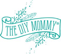 the diy mommy logo on a white background