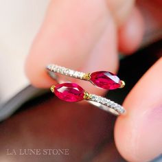 Please visit my shop to explore more unique items. https://lalunestonejewelry.etsy.com There are lots more unique items in ruby section. Feel free to visit and explore! https://www.etsy.com/ca/shop/LaLuneStoneJewelry?ref=shop-header-name&listing_id=1741588646&from_page=listing&section_id=40560158 Every piece of stone in my shop is natural and untreated ! Unique Ruby gold Ring/18k white gold marquise cut ruby ring/Mozambique real ruby ring/art deco ring ruby/real ruby ring gold About Rings ◎All r Marquise Ruby Ring In White Gold, Marquise White Gold Ruby Ring, White Gold Marquise Ruby Ring, Ruby Open Ring, Fine Jewelry Ruby Ring Marquise Cut, Fine Jewelry Marquise Cut Ruby Ring, Marquise Ruby Ring In Silver, Silver Marquise Cut Ruby Ring, Silver Ruby Ring With Marquise Cut