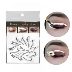 Description: Material:non-woven material Color:As the picture Quantity:4 drawings for shadow and 6 drawings for eyeliner Product included: 4 * eye shadow templates; 6 * eyeliner templates Note: Due to the difference between different monitors, the picture may not reflect the actual color of the item. Thank you! Size: 10 Stencils.  Color: Black. Eye Makeup Template, Eyeliner Tape, Makeup Template, Template Sticker, Eyeshadow Guide, Quick Eye Makeup, Eyeliner Guide, Eye Makeup Stencil, Eyebrow Template