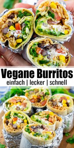 vegan burritos are super easy and quick to make