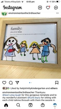 an instagramted photo with the caption family