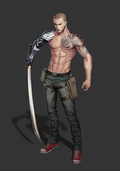 Cyberpunk Sci Fi, Street Samurai, Cyberpunk Samurai, Cyberpunk Male, Cyberpunk Rpg, City Japan, Cyberpunk Character, Human Male, Modern Fantasy