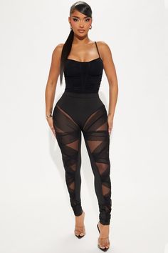 Available In Black. Legging High Rise Elastic Waist Mesh Cut Out Stretch 29" Inseam Self: 80% Polyester 20% Spandex Contrast: 95% Polyester 5% Spandex Imported | Heartbreaker Moves Mesh Cut Out Legging in Black size Small by Fashion Nova High Waist Fitted Mesh Pants, Fitted High Waist Mesh Pants, Fitted Elastane Bottoms For Club, Black Nylon Party Bottoms, High Waist Tight Nylon Bottoms, Tight High Waist Nylon Pants, High Waist Tight Nylon Pants, Sporty Fitted Mesh Pants, Black Mesh Pants For Night Out