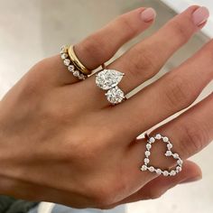 Hello lover girls–meet the next icon in your stack: the Little Posie Charlie Cloud® Floating Diamond Heart Ring. It’s our founder’s personal favorite style for a reason. The classic heart diamond ring goes with everything and gives even casual looks an instant lift. Plus, who doesn’t love more diamonds? Metal: 14k White Gold / 14k Yellow Gold / 14k Rose Gold16 Round Brilliant Cut Natural Diamonds: Approx. 0.56 ctwF/G Color and VS1 Clarity DiamondsDiamonds featured on the heartBand Width: 2mm Heart Ring With Prong Setting For Proposal, Heart Cut Rings With Diamond Accents, Heart Ring With Prong Setting And Round Cut, Diamond Ring With Vs Clarity For Valentine's Day, Diamond White Heart Ring With Vvs Clarity, Dazzling Heart Cut Ring, Brilliant Cut Diamond Heart Ring, Heart Cut Diamond Ring With Single Diamond, Diamond Heart Ring With Single Diamond