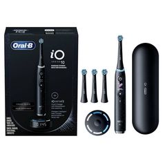 Oral-b Io Series 10 Electric Toothbrush - Cosmic Black : Target Electronic Toothbrush, Bath Travel, Tongue Cleaner, Brush My Teeth, Smart Charger, Gum Care