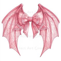 Bow Printable, Planner Scrapbooking, Bow Clipart, Cute Bat, Decal Paper, Halloween Bat, Planner Scrapbook, Watercolor Illustrations, Lace Bows