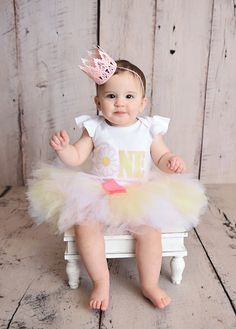 "The perfect birthday outfit for your little princess! At Strawberrie Rose I create whimsical first birthday, second birthday and third birthday outfits and tutus for baby girls that can be made to match your little girl's 1st, 2nd or 3rd birthday event, cake smash or party theme! To personalize or customize this birthday tutu outfit for your baby girl or toddler in a different color scheme or event theme, please contact me first to discuss options. You can also find many other birthday tutu out Sweet White Tutu Dress For Birthday, White Sweet Tutu Dress For Birthday, Sweet White Tutu Dress For First Birthday, Princess Style White Tutu Dress For First Birthday, White Cute Tutu Dress For First Birthday, Sweet Tutu Dress For Cake Smash, Sweet White Dress For Cake Smash, Playful White Tutu Dress For Birthday, Sweet Pink Tutu Dress For First Birthday