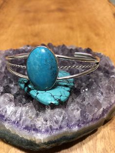 *18x25mm blue turquoise cuff *Sterling Silver *Free Shipping *Handcrafted In USA*Jewelry ship in Gift box *Cabochon made vary in color All components are solid .925 silver. Thank You For Your Looking ,And Check Out More Items In My Etsy Shop For More Great Deals, Also We Add More Jewelry To Etsy Shop Regularly https://www.etsy.com/shop/ABQdesign Blue Oval Gemstone Cuff Bracelet, Adjustable Blue Gemstone Cuff Bracelet, Southwestern Blue Nickel-free Cuff Bracelet, Southwestern Style Nickel Free Blue Cuff Bracelet, Southwestern Style Blue Nickel-free Cuff Bracelet, Blue Sterling Silver Cuff Bracelet With Gemstone, Southwestern Sterling Silver Cuff Bracelet In Blue, Handmade Turquoise Oval Cuff Bracelet, Southwestern Blue Oval Bracelets