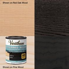 two different shades of wood with the same color