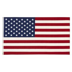 an american flag is shown on a white background