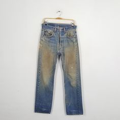 Read All Details Before Purchase... pants in good condition Please Dont Expect The Items Is New Or 100% Perfect... please do use measurements below to see if this will be a good fit first before purchasing Item Description Size tag : MEDIUM(31") Tag : LEVIS Made : USA  Actual measurement : waist: 15.5" (31")inch , out seams length : 42" inch , in seams : 31.5" inch. Material : Cotton All items are shipped via  FedEx Express or DHL express with tracking number. Receive the item within 5-6 working Fitted Wide Leg Faded Bottoms, Fitted Distressed Faded Bottoms, Fitted Faded Pants With Pockets, Fitted Cotton Pants In Faded Color, Faded Fitted Bottoms With Standard Cut Leg, Fitted Faded Bottoms With Standard Cut Leg, Faded Distressed High Rise Pants, Distressed Relaxed Fit Full-length Pants, High Rise Distressed Faded Pants