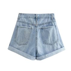 Decoration: Pockets Fabric Type: DENIM Pant Style: regular Pattern Type: Solid Fit Type: regular Style: Casual Season: Summer Waist Type: high Gender: WOMEN Item Type: shorts Closure Type: zipper fly Summer Short Pants, Denim Shorts For Women, Denim Pants Fashion, High Waist Denim Shorts, Casual Summer Pants, Shorts Y2k, Summer Shorts Denim, High Waist Denim, Summer Denim