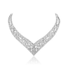 Andreoli Diamond Necklace features :19.02 ct Diamond97.20 g 18k GoldMade In Italy Opulent Diamond Necklace With 17 Jewels, Opulent Diamond Necklace For Formal Occasions, Opulent Diamond Necklace For Formal Events, Opulent Formal Necklaces With 17 Jewels, Opulent Round Necklaces For Formal Occasions, Hallmarked Diamond Necklace For Evening, Luxury Diamond Cut Necklace For Evening, Luxury Platinum Bridal Necklace With Single Cut Diamonds, Luxury Bridal Necklace In Platinum With Single Cut Diamonds