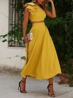 Vintage Cocktail Party, Elegant Vintage Dresses, Tea Length Prom Dress, Cocktail Dress Elegant, Maxi Skirt Crop Top, Cheap Cocktail Dresses, Cocktail Dresses Online, A Line Cocktail Dress, Backless Crop Top