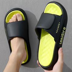 2112 Please Note: you will get Mark Size on Slippers Sole !!!!!!!! (it's different from Fit Size !!!! Because it's China Size on Slippers Sole ) Mark Size 36-37: Fit 35-36 EU Size =(suitable for 22.5cm-23cm foot) Mark Size 38-39: Fit 37-38 EU Size =(suitable for 23.5cm-24cm foot) Mark Size 40-41: Fit 39-40 EU Size =(suitable for 24.5cm-25cm foot) Mark Size 42-43: Fit 41-42 EU Size =(suitable for 25.5cm-26cm foot) Mark Size 44-45: Fit 43-44 EU Size =(suitable for 26.5cm-27cm foot) This is dmpd , Men Flip Flops, Pool Sandals, Indoor Slides, Black Heels Low, Runway Shoes, Summer Slide, Man Shoes, Beach Slides, Outdoor Slippers