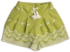 Playful Summer Shorts, Fun Green Beach Shorts, Playful Shorts For Playtime, Fun Green Summer Shorts, Playful Cotton Shorts For Day Out, Playful Cotton Shorts For Vacation, Playful Shorts For Summer Playtime, Fun Cotton Shorts For Spring, Playful Green Shorts For Vacation