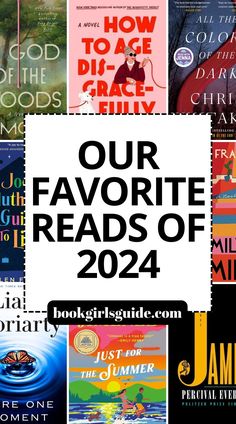 several books with the words our favorite reads of 2021 in black and white over them