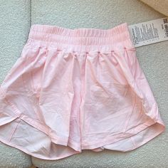 Originally $68, Never Worn. Sold Out Color Lululemon Poshmark, Lululemon Summer, Pink Lululemon Shorts, Thrifting Inspiration, Lulu Fits, Preppy Kids Outfits, Unrealistic Wishlist, Lululemon Collection, Lululemon Running Shorts