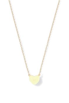 Heart Necklace – Alison Lou Trendy Yellow Gold Heart Charm Jewelry, Trendy Yellow Gold Jewelry With Heart Charm, Elegant Rose Gold Enamel Jewelry, Glossy Enamel Jewelry Gift, Yellow Enamel Round Jewelry, Trendy Yellow Gold Jewelry Gift, Trendy Yellow Gold Jewelry For Gifts, Black Enamel Heart Pendant Jewelry Gift, Elegant Enamel Heart Pendant Jewelry