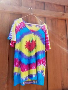 XL Tie Dye  V neck T-Shirt with heart design 💚 made with love 💚 Relaxed Fit Heart Print T-shirt For Summer, Casual V-neck Top With Heart Print, Multicolor Graphic Tee V-neck T-shirt, V-neck Top With Heart Graphic For Summer, Fun Cotton V-neck Top, Casual Heart Print Short Sleeve T-shirt, Heart Print Relaxed Fit Short Sleeve Tops, Fun Multicolor V-neck Tops, Multicolor Heart Graphic Crew Neck Top