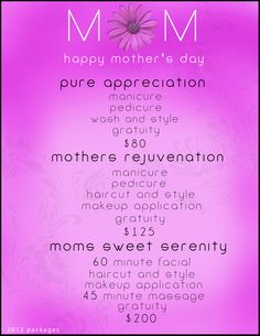 a mother's day card with the words happy mother's day