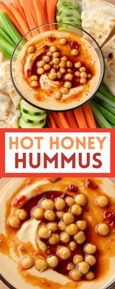 hot honey hummus veggie platter Hot Honey Hummus Recipe, Honey Hummus, Hummus Flavors, Awesome Appetizers, Party Snacks Easy, Best Cocktail Recipes, Hot Honey, Best Salad Recipes