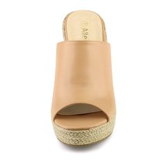 An espadrille wedge adds leg-lengthening height to chic platform mules. Wear yours with everything from dresses to denim. These platform mules feature an open-toe design and an espadrille platform that adds a touch of elegance to any outfit. The vamp is made of PU, the outsole is crafted from TPR, and the heel is made of PVC. These materials ensure durability and comfort for all-day wear. The padded insole provides additional comfort, making these sandals perfect for various occasions such as pa Womens Espadrilles Wedges, Evening Heels, Platform Espadrille Sandals, Platform Mules, Espadrilles Platform, Platform Espadrilles, Espadrille Wedge, Slingback Heel, Shoes Heels Pumps