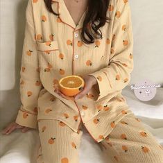 Our Orange Cute Winter Pyjamas 🧡 Super Comfy 🧡 Light weight 🧡 Adorable What you'll get 🍊 1x Orange Cotton Pyjama set 💸 Money back guarantee  RUNS SMALL We hope to make you feel beautiful and comfy in your skin with our range of comfy wear!  Thank you for shopping with us!💕 Lots and lots of love Incandescenza Co✨💋  http://incandescenzaco.etsy.com/ ➡️ for more options 💗  -------------- PLEASE CONTACT ME IF YOU HAVE ANY QUESTIONS --------------------------- Korean Sleepwear, Pijamas Women, Suits Korean, Mode Kawaii, Cute Pjs, Pajamas For Women, Cute Pajama Sets, Summer Pajamas, Orange Print