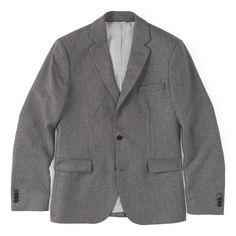 A refined, elevated blazer made from a versatile, comfortable stretch wool fabric Modern Tailored Blazer For Fall, Fall Office Blazer, Slim Fit, Tailored Business Blazer For Fall, Tailored Fall Business Blazer, Tailored Fall Blazer For Business, Fall Business Casual Wool Suit, Fall Season Slim Fit Semi-formal Blazer, Slim Fit Business Blazer For Fall, Fall Business Slim Fit Blazer