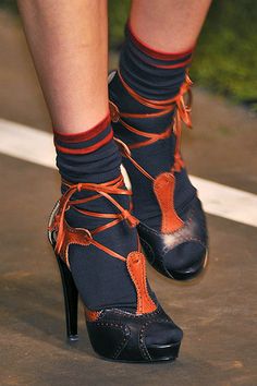 Fab Shoes, Hermes Shoes, Black Socks, Fabulous Shoes, Crazy Shoes, Shoe Obsession, Fashion Week Spring, Beautiful Shoes