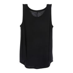 Enjoy the comforts of a soft shirt that you can wear almost anywhere like Black Adult Drapey Tank Top. This tank top features a solid black color over a flowy cut. Embellish it with the accessories of your choosing for a customized top you can wear at home or out on the town! Details: 	 Size: Medium 	 Content: 67% Modal, 28% Polyester & 5% Spandex 	 Care: Machine Wash, Cold; Only Non-Chlorine Bleach When Needed; Tumble Dry, Low; Cool Iron If Needed. Layering Sleeveless Blouse In Any Color, Casual Black Sleeveless Blouse, Solid Sleeveless Blouse For Layering, Layering Sleeveless Blouse, Sleeveless Blouse Tops For Layering, Black Summer Tops For Everyday, Sleeveless Blouse For Layering, Black Everyday Summer Tops, Black Sleeveless Vest Top