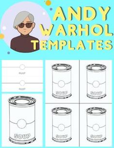 andy warhol's templates for the new movie, and how to draw andy warhol