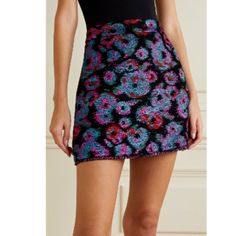 Rebecca Vallance New With Tags $340 Retail Leila Metallic Floral Mini Skirt Zip Closure Fringe Hem Size 2 Waist:12.5" Flat Hips:18" Flat Length:17.5" 36% Polyester, 30% Acrylic, 18% Polyamide, 8% Viscose, 4% Metallised Polyester, 3% Wool, 1% Mohair First 2 Images Not Ours New With Tags Elegant Multicolor Evening Skirt, Elegant Multicolor Skirt For Evening, Glamorous Multicolor Skirt For Spring, Designer Fitted Mini Skirt, Designer Fitted Summer Skirt, Elegant Multicolor Pencil Skirt, Glamorous Fitted Multicolor Skirt, Elegant Multicolor Mini Skirt For Summer, Elegant Multicolor Fitted Bottoms