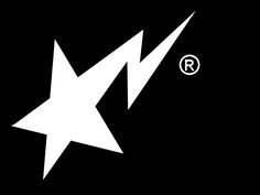 an image of a yellow star with the letter r in it's center on a black background