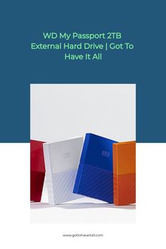 an image of the external hard drive i got to have it all in front of them