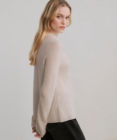 Cashmere Fisherman Sweater Oatmeal It doesn't get much more classic than this best-selling, never-want-to-take-it-off, wear-everywhere sweater. Lightweight and so soft to the touch, you might need one in every color. Our favorite style is now available in extended sizes! 100% cashmere. Made in China of Mongolian cashmere. Classic fisherman crewneck sweater with signature textured knit and boxy silhouette. Due to the superfine nature of cashmere, pilling may occur through wash and wear. We recommend using The Laundress' sweater stone as part of your laundry routine. Classic Cashmere Sweater In Neutral Color, Neutral Cashmere Sweater For Fall, Beige Cashmere Sweater For Everyday, Everyday Beige Cashmere Sweater, Versatile Everyday Cashmere Sweater, Everyday Versatile Cashmere Sweater, The Laundress, Laundry Routine, Jenni Kayne