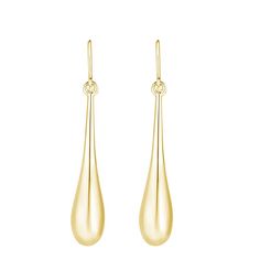 14K Yellow Gold Polished Teardrop Earrings The teardrop's elegantly elongated shape takes the spotlight in this earring, a jewelry-box classic. Stamped 14K; yellow gold; 1.20 grams Pierced with Euro wires Formal Pear-shaped Drop Earrings With Matching Set, Classic Yellow Gold Long Drop Earrings, Classic Long Drop Yellow Gold Earrings, White Gold Teardrop Earrings For Evening, Elegant Teardrop Earrings With French Hook, Classic 14k Gold Long Drop Earrings, Luxury Drop Earrings For Formal Occasions, Elegant Gold Pear-shaped Earrings, Elegant Pear-shaped Teardrop Earrings For Evening