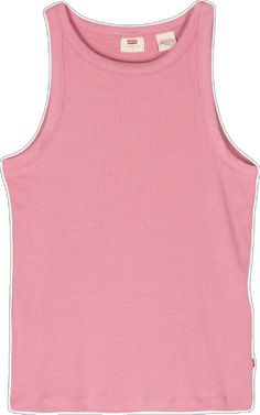 Trendy Solid Ribbed Tank Top, Trendy Stretch Ribbed Tank Top, Spring Solid Color Muscle Tank, Spring Solid Color Muscle Tank Tee, Spring Solid Ribbed Tank Top, Spring Tank Muscle Tee, Solid Color Cotton Ribbed Vest, Solid Color Ribbed Cotton Vest, Crew Neck Ribbed Cotton Tank Top