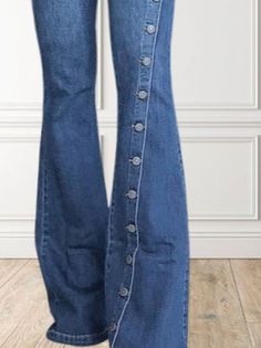 Plain Jeans, Unique Jeans, Regular Fit Jeans, Cute Pants, Denim Patterns, Type Of Pants, Fall Fashion Trends, Casual Denim, Straight Pants