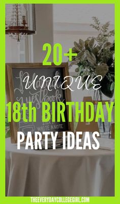 18th Birthday Party Ideas 18th Birthday Ideas, 18th Birthday Party Ideas, 18th Party Ideas, 18th Birthday Party Themes, 18th Birthday Decorations, Genius Ideas, 18th Birthday Gifts, Best Party