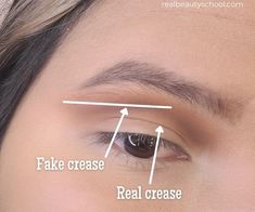 Cut-crease Hooded Eyes: Ultimate Step by Step Tutorial - Real Beauty School Makeup For Hooded Eyes, Shadow Ideas