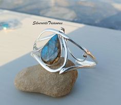 Labradorite Bangle-solid 925 Sterling Silver Pear Stacking Bangle, Adjustable Open Cuff Bangle, Women Bangle, Boho Silver Bangle Jewelry - Etsy Sterling Silver Hand Wrapped Cuff Bracelet Gift, Hand Wrapped Sterling Silver Cuff Bracelet Gift, Adjustable Teardrop Bracelet For Gifts, Sterling Silver Teardrop Bracelet As Gift, Handmade Teardrop Bracelets As Gift, Bohemian Teardrop Bracelets For Gifts, Bohemian Teardrop Bracelets As Gift, Silver Handmade Teardrop Bracelets, Handmade Silver Teardrop Bracelets