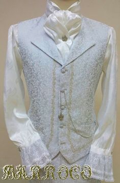 Blue Victorian Suit Men, Fairytale Suits For Men, Victorian Prince Outfit, White Victorian Suit, Fairy Suit Men, White Prince Outfit, Blue Prince Outfit, Royal Suits For Men, Victorian Suits