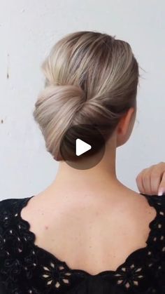 Blonde French Twist Hairstyles Matric Farewell Hairstyles, Easy Updos For Long Hair, Up Dos For Medium Hair, Low Bun